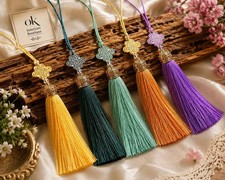 Decorative key tassels, key tassels, vintage style tassels, antique style tassel