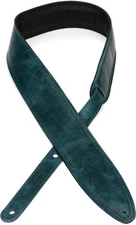 LM Products Chroma Leather Guitar Strap - Teal