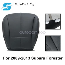 Passenger Bottom Replacement Leather Seat Cover Black For 09-13 Subaru Forester
