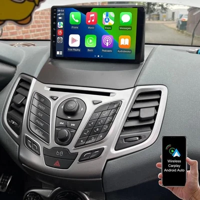 ADM Für Ford Fiesta MK6 bj. 2008-2016 Android 15 Carplay Autoradio Navi 64GB BT WIFI
