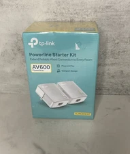 TP-Link AV600 Powerline Starter Kit - White