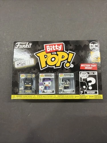 Funko Bitty Pop!: DC Universe  Batman 1989, Joker 337, Catwoman 338  + Mystery