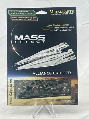 Mass Effect Alliance Cruiser Fascinations Metal Earth  3D Laser Cut Model Kit