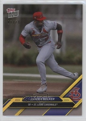 2024 Topps Now Road to Opening Day Gold Foil 7/24 Jordan Walker #OD-242 y0g