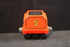 Toy - Thomas the Train - James Tender Coal Car  5 - Metal Red - 2009