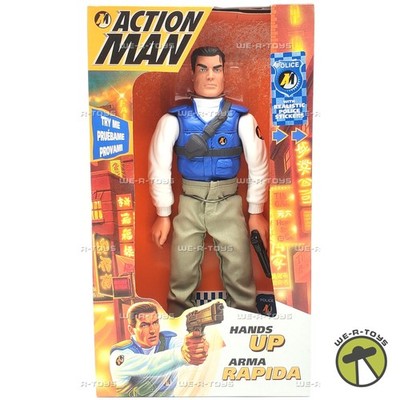Action Man Police with Realistic Police Stickers 1996 Hasbro