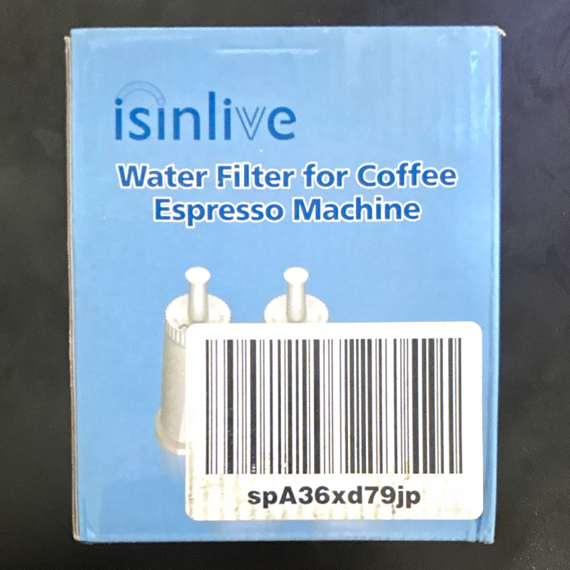 isinlive Water Filter for Breville Barista Touch, Carbon Removes Chlorine/Metals