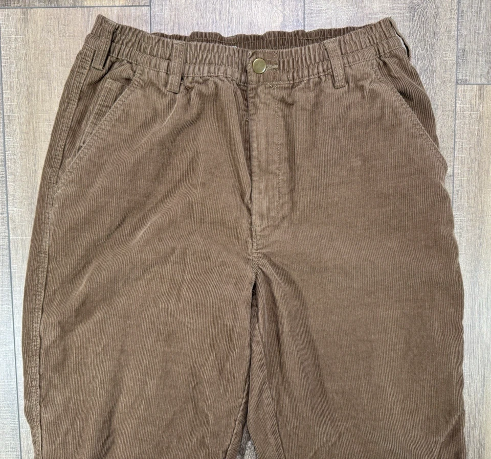 Habands Ice House 法兰绒内衬休闲裤男式棕色棕褐色保暖冬季裤子尺寸 29x30 — 第 4/4 张图片