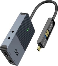 DisplayLink USB-C/USB3.0 to Dual HDMI Docking Station 4K Triple Display Hub