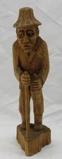 VTG 1979 Polish Folk Art Hand Carving - Jan Pawlowski Artist Signed & Dated (6)