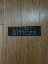 Security Officer Patch/Badge Combo - New
