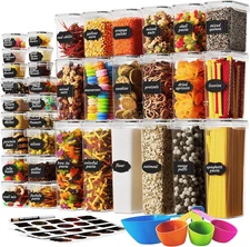 Airtight Food Storage Container Set with Lids - Superior Variety Pack of 36 for 