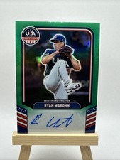 2026 Panini Usa Baseball Stars And Stripes Ryan Marohn Auto Green 