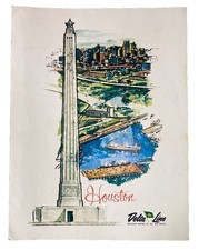 Delta Steamship Lines Vintage 1960s Cruise Di...