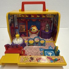 VINTAGE Pound Puppies Jungle Mini Circus O' Fun Folding Playset 1995 NO FIGURES