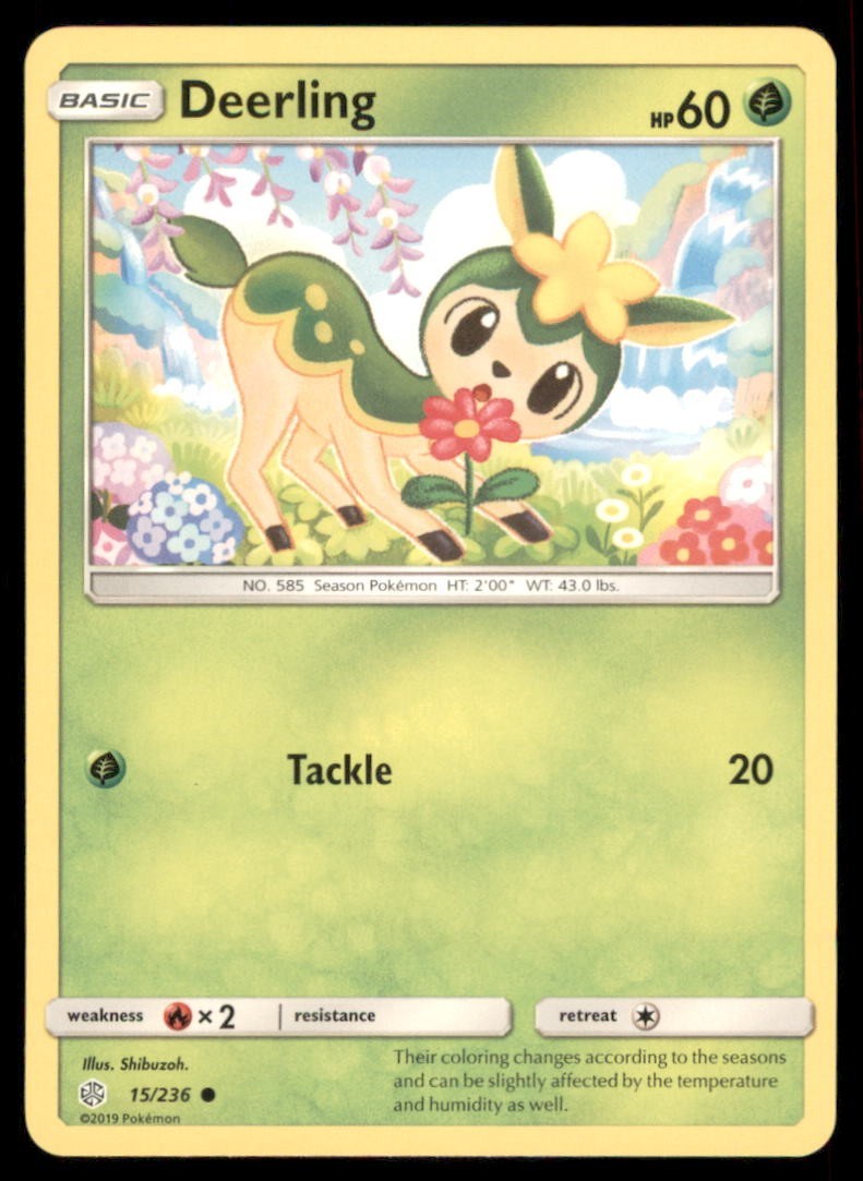 Pokemon TCG Deerling 15/236 Regular 