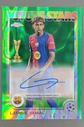 2025 Topps Chrome Lamine Yamal UEFA UCC Future Stars Auto Green Lava RC /99