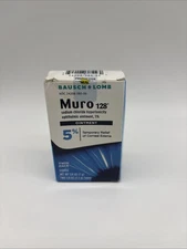 Muro 128 Sterile Ophthalmic 5 Percent Sodium Chloride Ointment,Twin Pack .25 oz