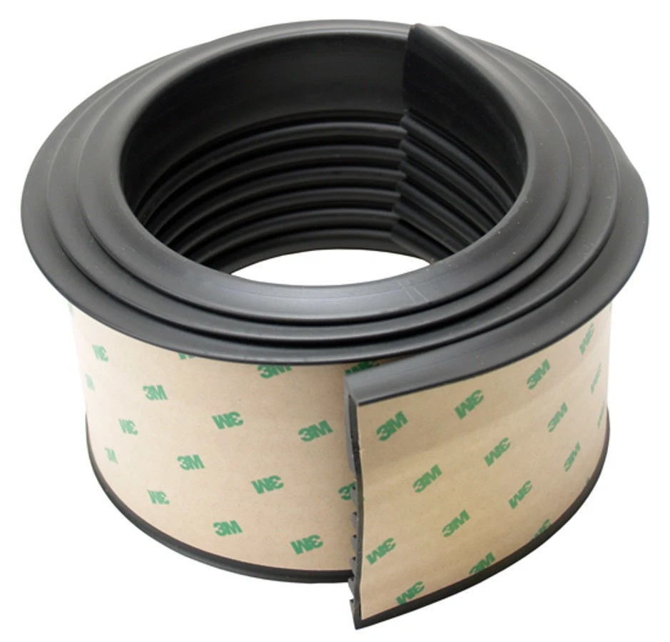 Protector de riel de vinilo protector de riel de vinilo Pacer 21-105, One negro - puerta trasera de 6 pies K Foto 3 de 4