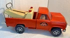 Tonka AA Wrecker Truck Tow Truck Pressed Steel Orange White Vintage 10060