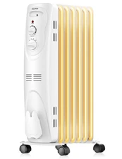 PHO15A2AGW, Basic Electric Oil Filled Radiator, 1500W Portable Full Room Radi...