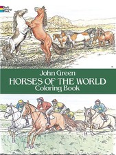 Horses of the World Coloring Book Dover Animal Coloring Books 