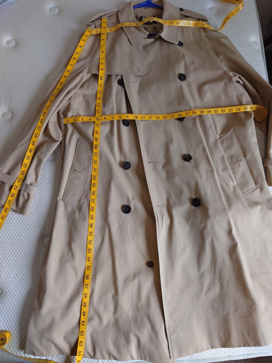 Burberry Heritage Westminster Honey Trench Coat Long US46