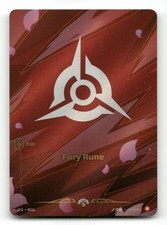 Fury Rune (R01b) R01b Foil - Unleashed - Riftbound Card NM/M — live eBay listing
