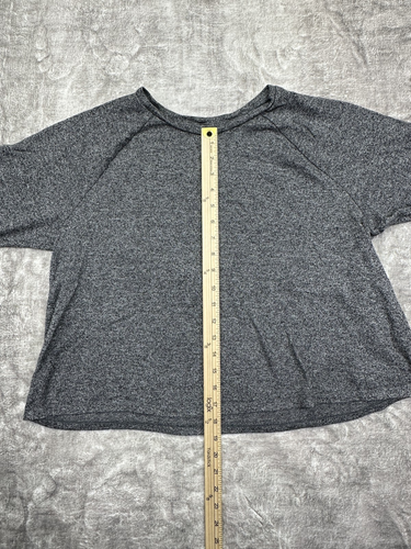 Eileen Fisher Shirt Womens Medium Organic Cotton Hemp Short Sleeve Soft Top F22 - Picture 7 of 10