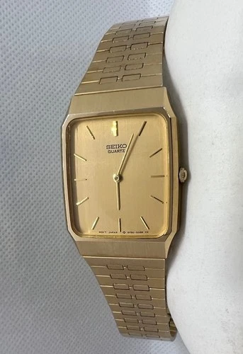 🌕🌕Super Luxury Vintage GP Rectangular Tank SEIKO Men’s Watch 90s🌕🌕