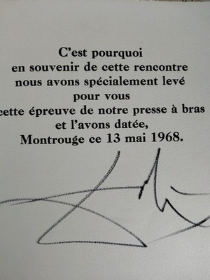 Salvador DALI Autogramm (original signiertes Foto)