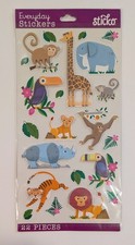 Jungle Animals Scrapbooking Stickers By Sticko
