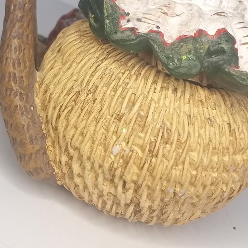 Dept. 56 Christmas Brownies Woodland Fantasy Warming Hands on Candle Votive Cup - Picture 9 of 9