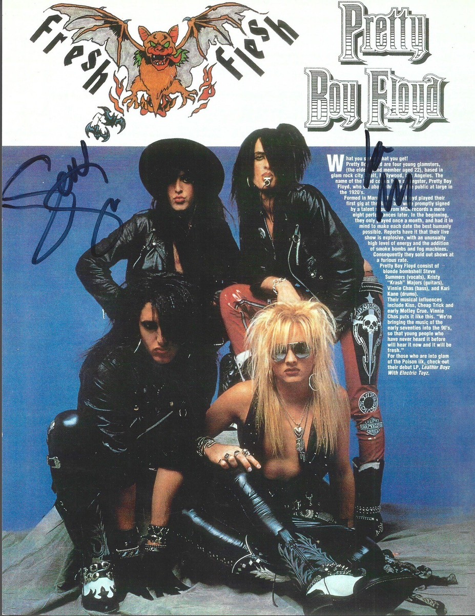 Pretty Boy Floyd Signed Photos Steve 