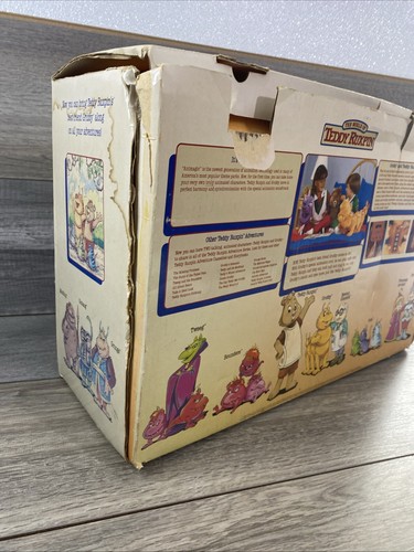 Vtg 1985 Grubby w Box Worlds of Wonder Teddy Ruxpin No Cord Book Or Tape Tested - Picture 19 of 22