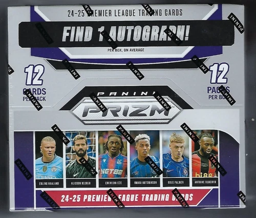 2024/25 Panini Prizm Soccer EPL Factory Sealed 12 Pack Hobby Box