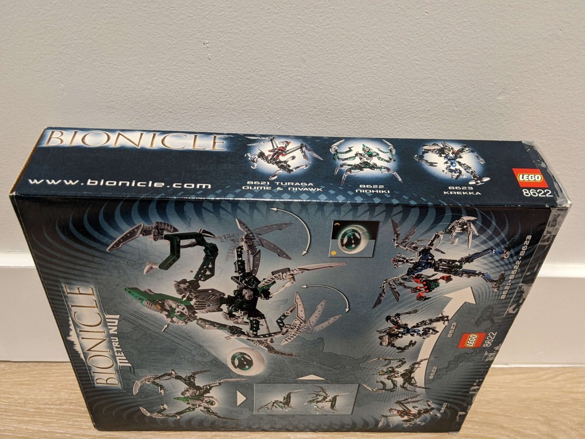 Lego Bionicle Nidhiki 8622, USED 99.9% Complete (Wrong Disc Number