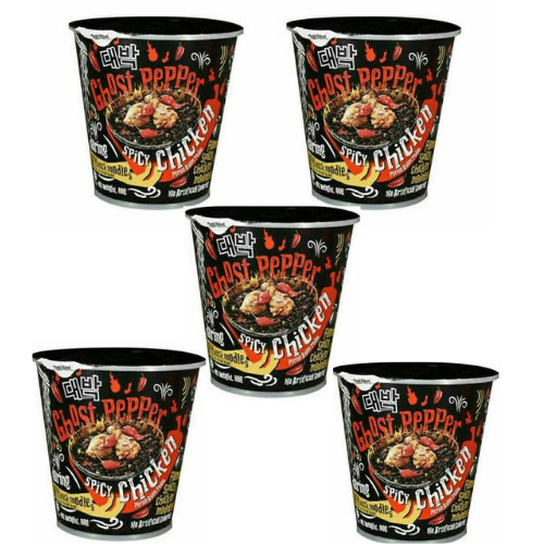 5X Ghost Pepper Spicy Chicken Instant Noodle Mamee Daebak Ramen Hot Korean 80g - Picture 1 of 9