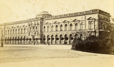 Deutschland Dresden Museum Semper Galerie altes CDV Foto 1870