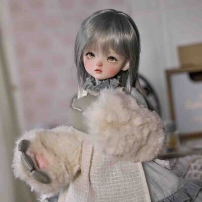 1/6 BJD Doll Resin Joint Bare Doll Adorable Girl with Exquisite Face Makeup Gift
