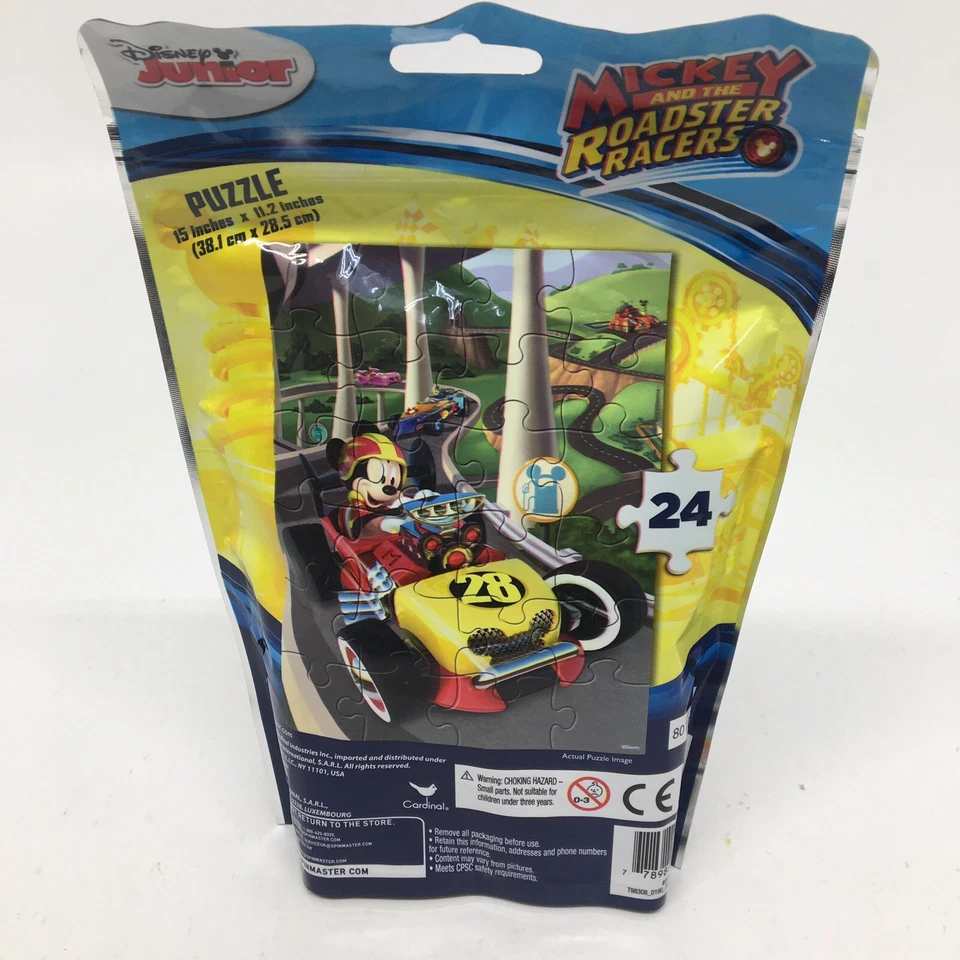 Puzzle on the Go Disney Junior Mickey And The Roadster Racers 24 Piece Puzzle - Image 2 of 4
