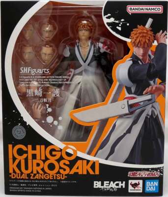 Bleach 6 Inch Action Figure S.H. Figuarts - Ichigo Kurosaki -Dual