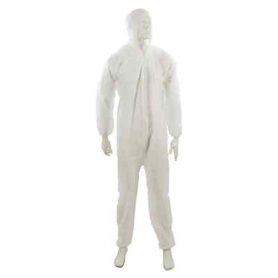 PLP EINWEG ARBEITSANZUG POLYPROPYLEN WEISS XL 136cm
