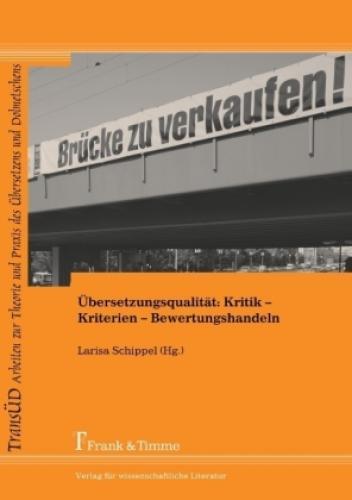 Thumbnail - Übersetzungsqualität: Kritik - Kriterien - Bewertungshandeln 4108