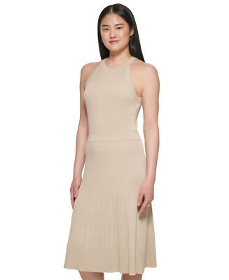 calvin Klein Women's Sweater Knit Halter Dress M2FO6762 XS