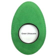 New Bluestar Oval Long Green Ultrasuede Microfiber Eye Cushion Viewfinder 6013