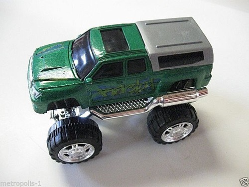 3er SET MONSTERTRUCKS, DRUCKGUSS METALL & KUNSTSTOFF, AUSGETRICKST, VERCHROMT, KINDER 3+, NEU - Bild 5 von 11