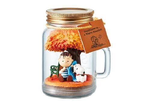 Re-Ment Peanuts Snoopy Happiness with Friends Miniature Figure Terrarium Display - Picture 5 of 19