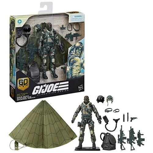 G.I. Joe Classified Series 60th Anniversary 6"" Action Pilot HALO Jumper Figure
