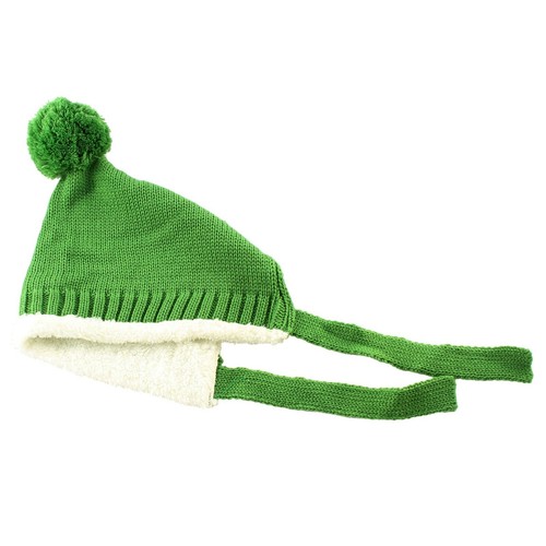 Pom Pom Crochet Knit Faux Fur Trapper Beanie Warm Winter Ski Hat Men's Women's - Picture 8 of 8